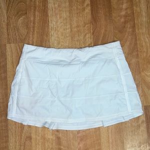 Lululemon Pace Rival Skirt Size 12 White